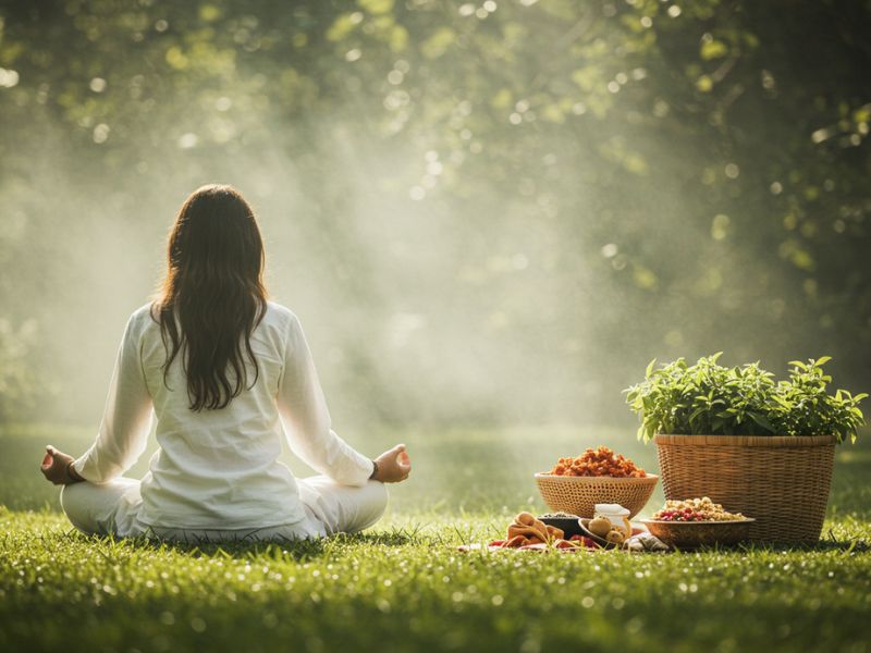 qué es el ayurveda - meditación